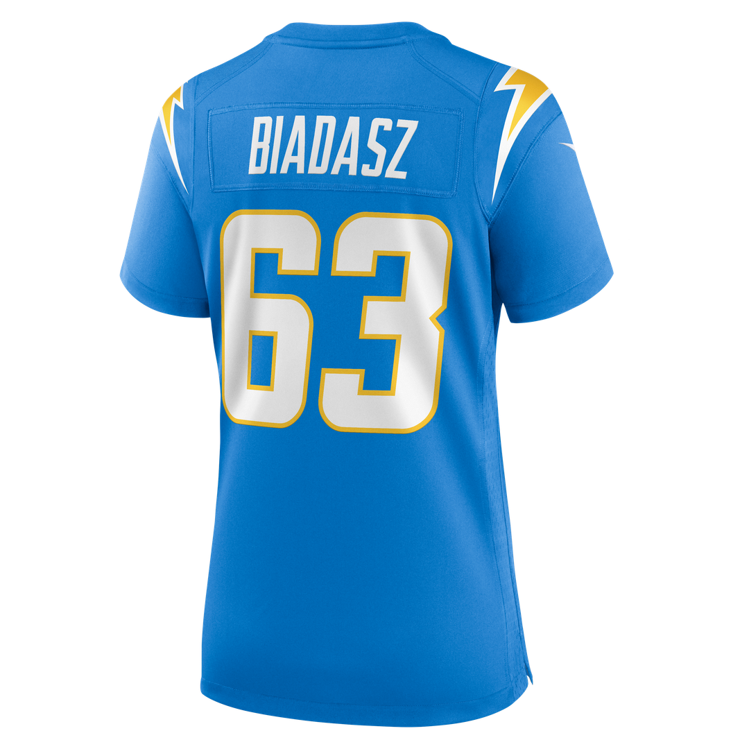 Tyler Biadasz Los Angeles Chargers Women's Team Jersey - Powder Blue
