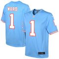 Cameron Ward Tennessee Titans Youth Alternate Jersey - Light Blue