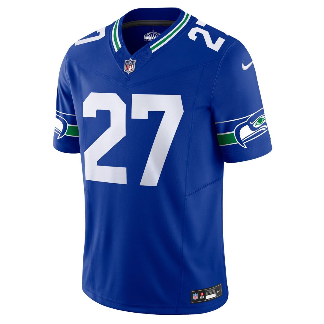 Tariq Woolen Seattle Seahawks Alternate Jersey - Royal