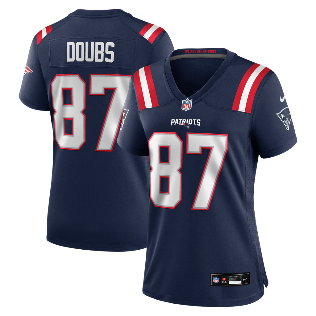 Romeo Doubs New England Patriots Women's Team Jersey - Navy