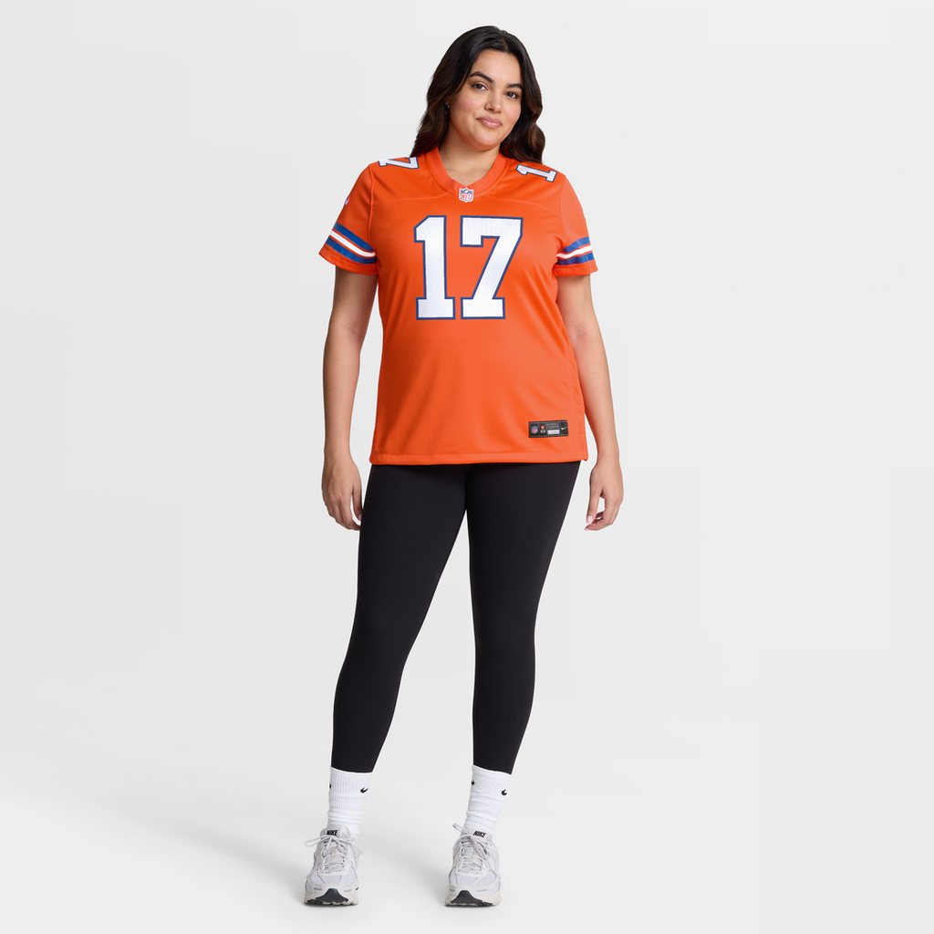 Jaylen Waddle Denver Broncos Women's Mile High Collection 1977 Throwback Jersey - Orange