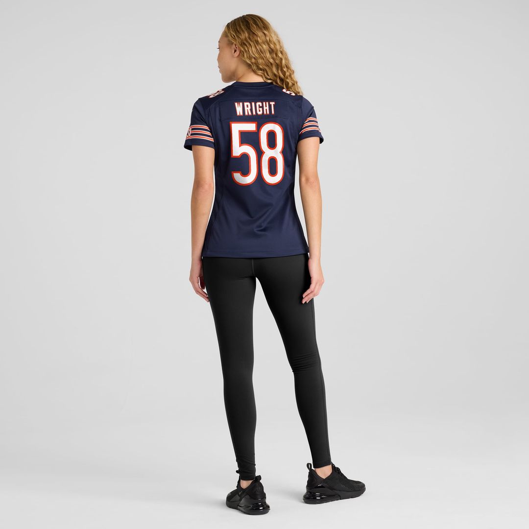 Darnell Wright Chicago Bears Women's Jersey - Navy