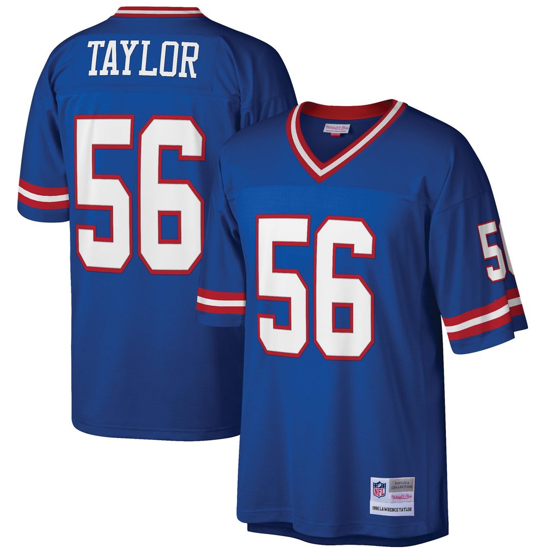 Lawrence Taylor New York Giants Big & Tall 1986 Retired Player Jersey - Royal