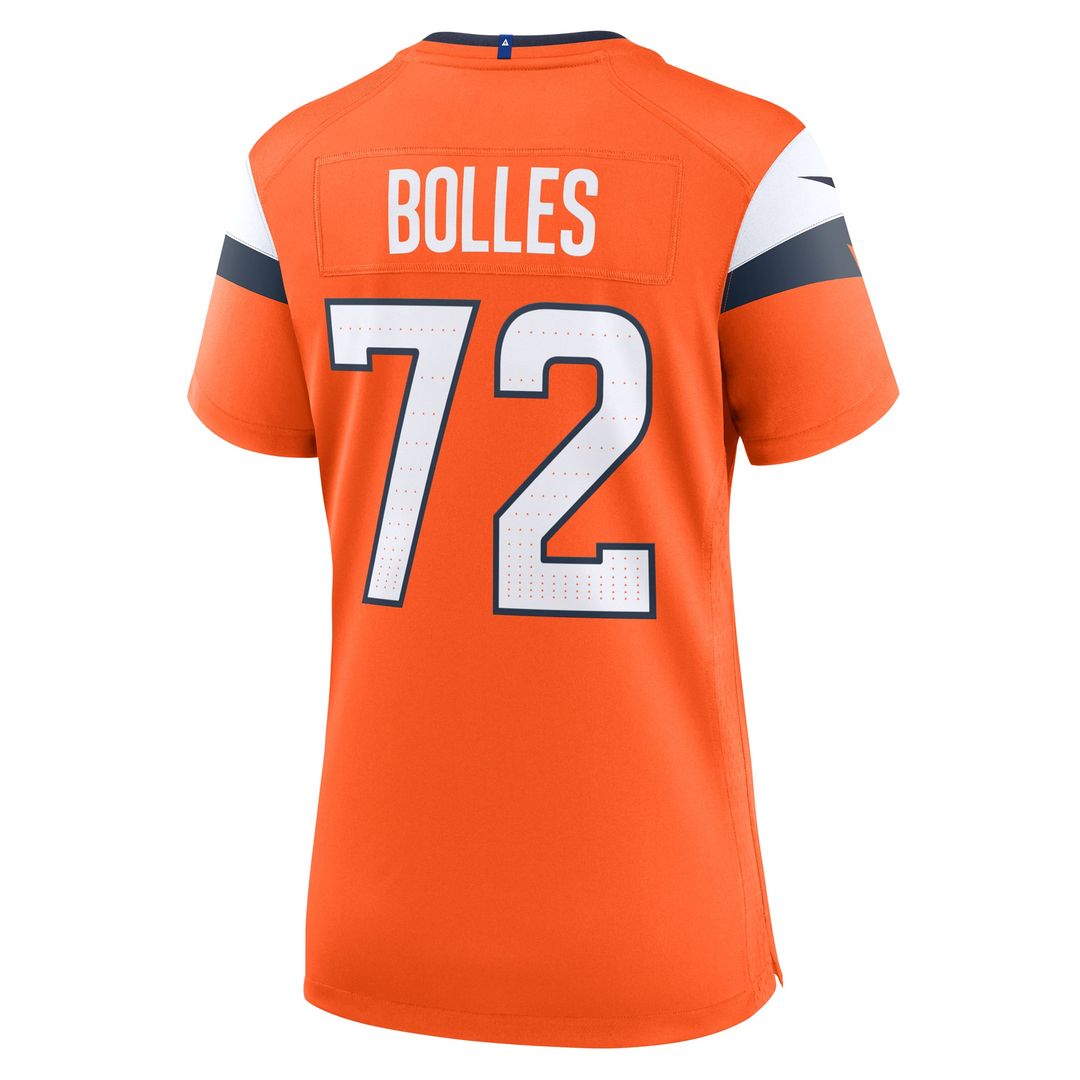 Garett Bolles Denver Broncos Women's Team Jersey - Orange