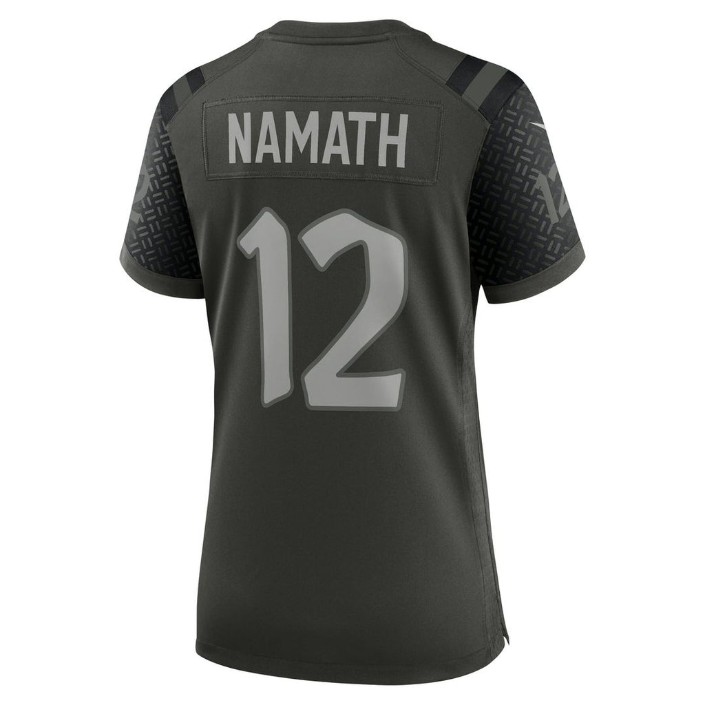 Joe Namath New York Jets Women's Rivalries Collection Retired Player Jersey - Green