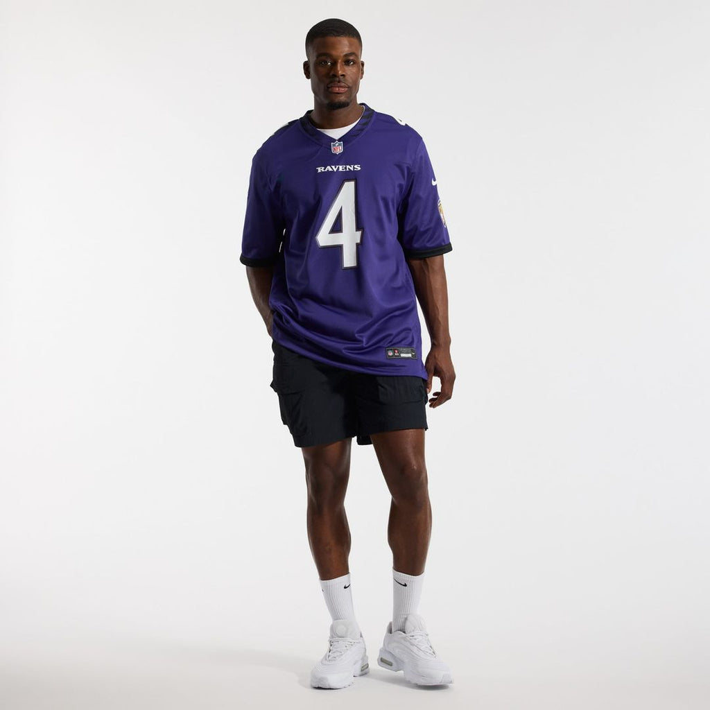 Zay Flowers Baltimore Ravens Team Jersey - Purple