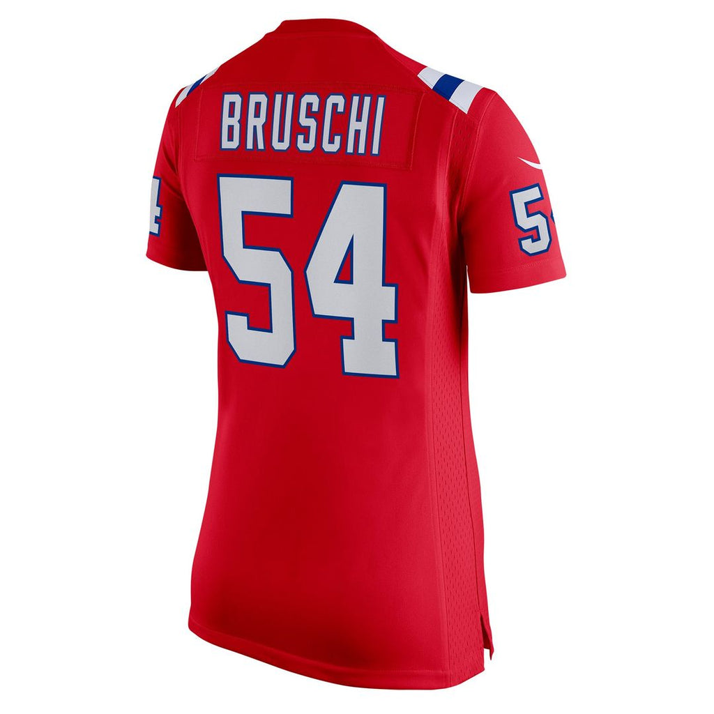 Tedy Bruschi New England Patriots Women's Retired Jersey - Red