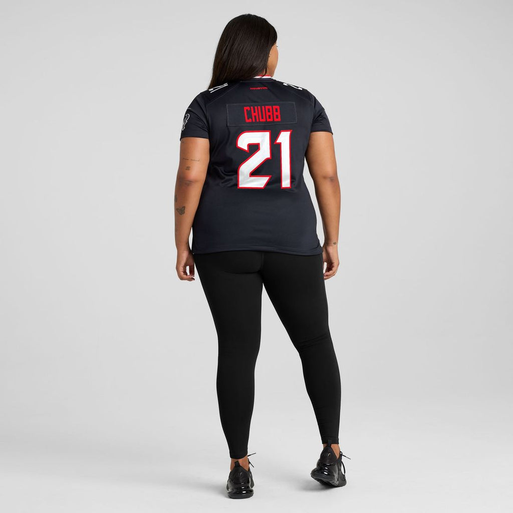 Nick Chubb Houston Texans Women's Team Jersey - Navy