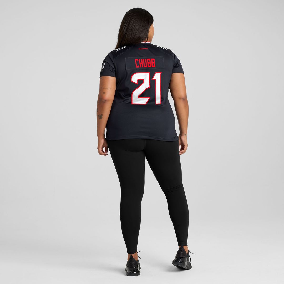 Nick Chubb Houston Texans Women's Team Jersey - Navy