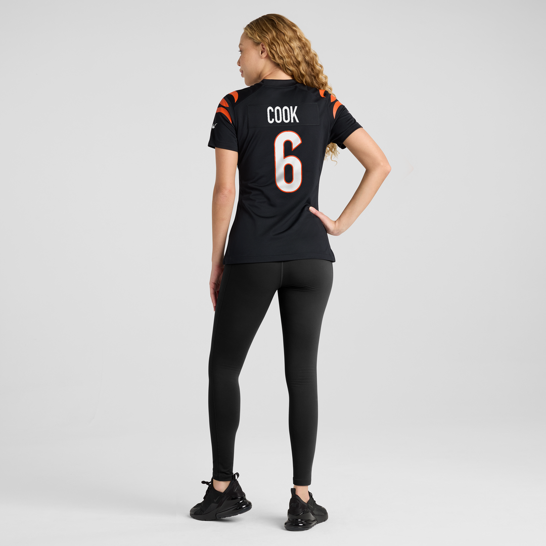 Bryan Cook Cincinnati Bengals Women's Team Jersey - Black