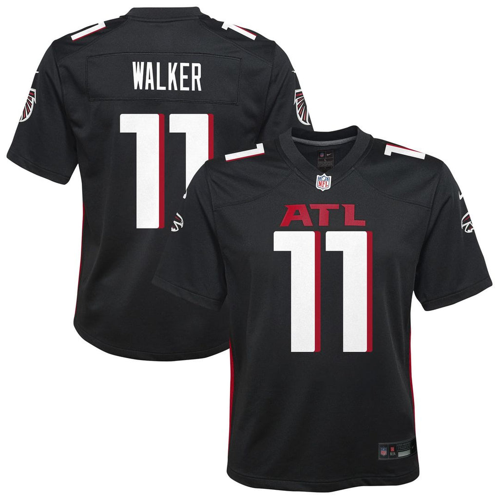Jalon Walker Atlanta Falcons Youth Team Jersey - Black