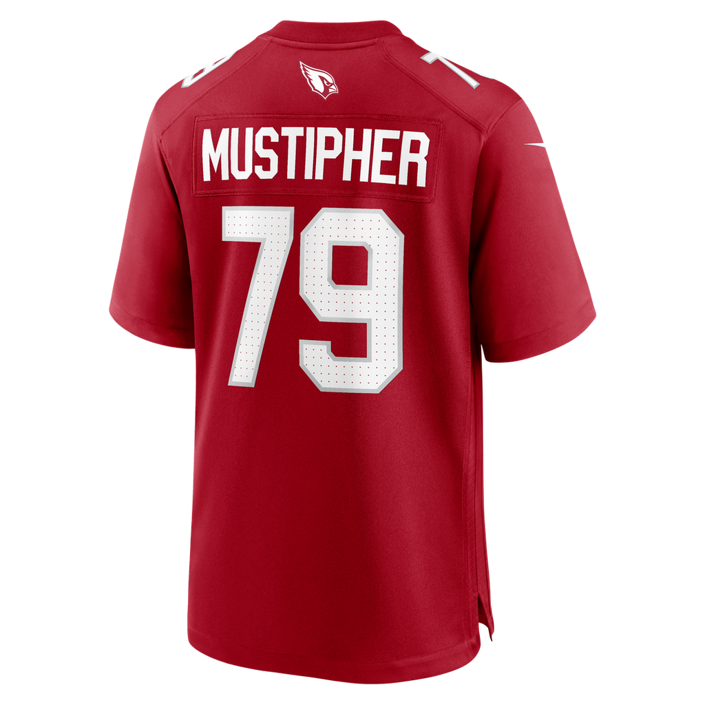 PJ Mustipher Arizona Cardinals Team Jersey - Cardinal
