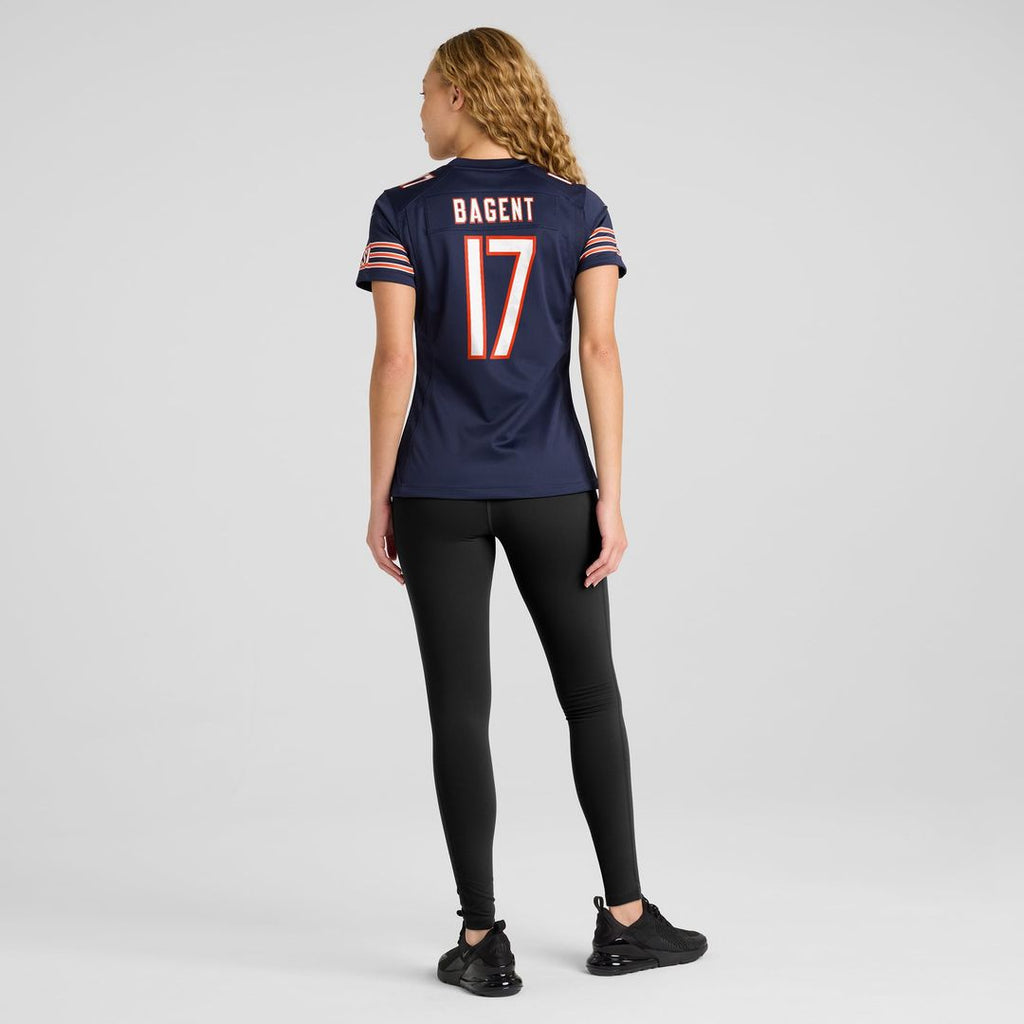 Tyson Bagent Chicago Bears Women's Jersey - Navy