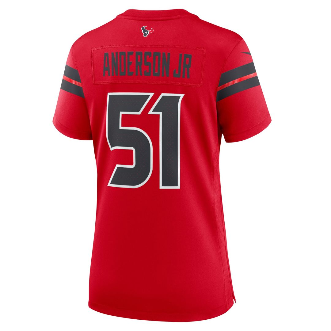 Will Anderson Jr. Houston Texans Women's Alternate Jersey - Red