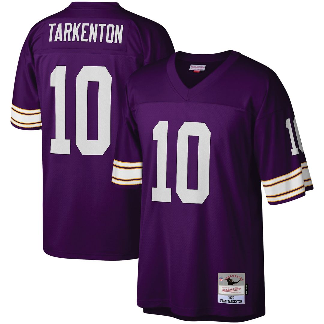 Fran Tarkenton Minnesota Vikings Legacy Jersey - Purple