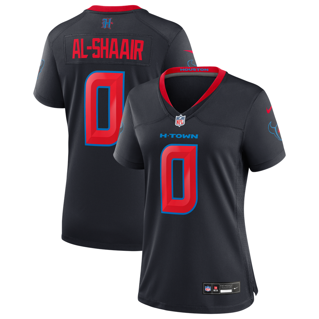 Azeez Al-Shaair Houston Texans Women's Alternate Jersey - Navy