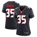 Jake Hansen Houston Texans Women's Team Jersey - Navy