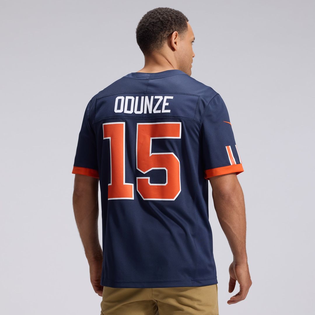 Rome Odunze Chicago Bears 2026 Rivalries Collection Stitched Jersey - Navy