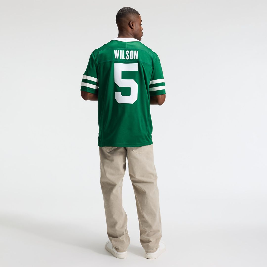 Garrett Wilson New York Jets Team Stitched Jersey - Legacy Green