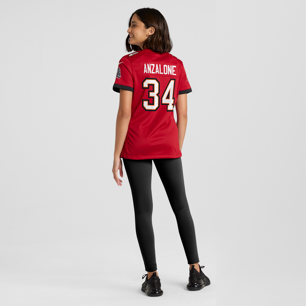 Alex Anzalone Tampa Bay Buccaneers Women's Team Jersey - Red