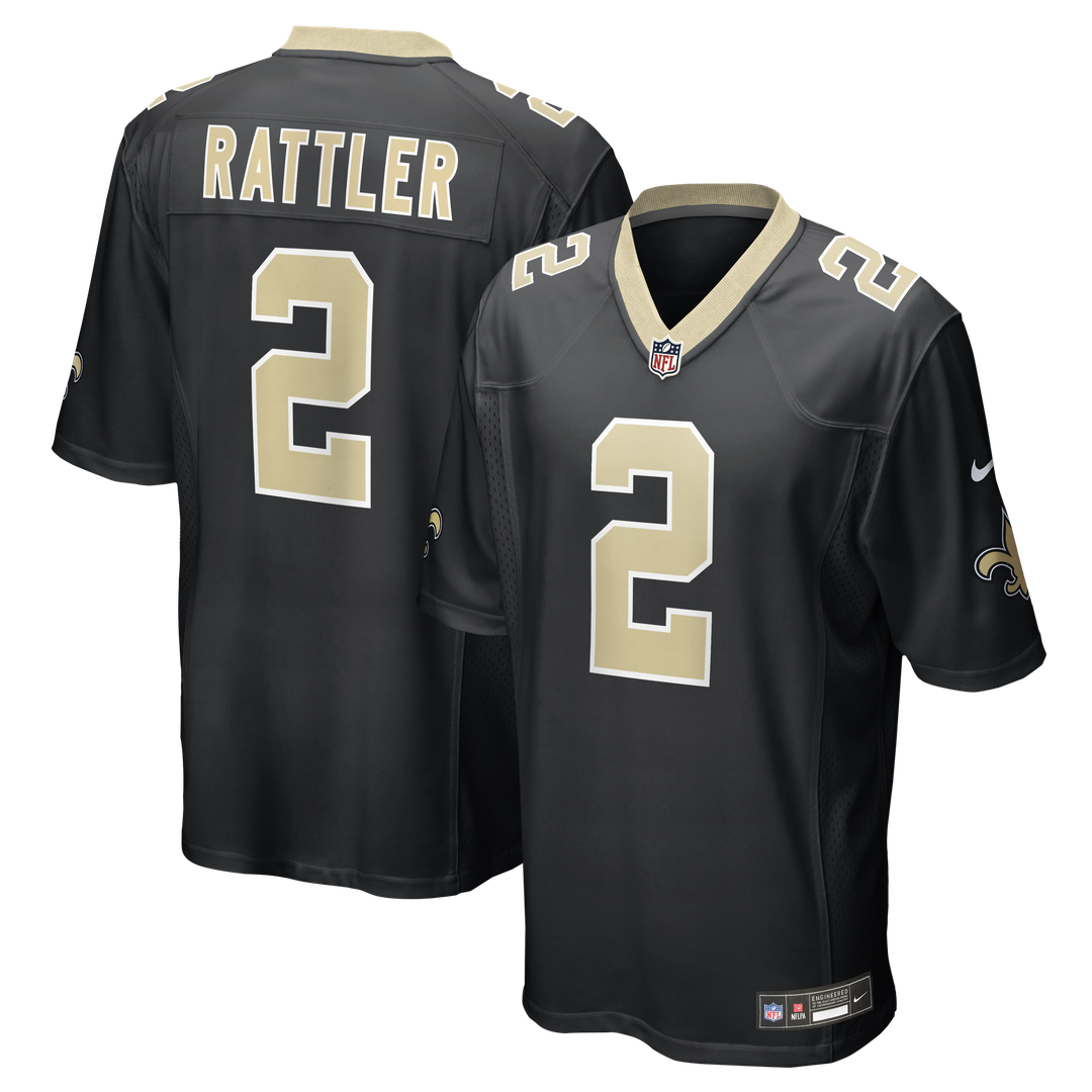 Spencer Rattler New Orleans Saints Team Jersey - Black