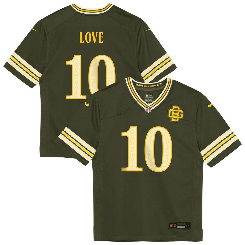 Love Green Bay Packers Preschool 2026 Rivalries Collection Jersey - Green
