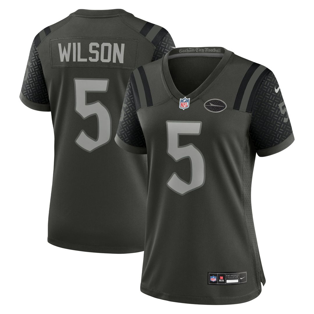 Garrett Wilson New York Jets Women's Rivalries Collection Jersey - Green