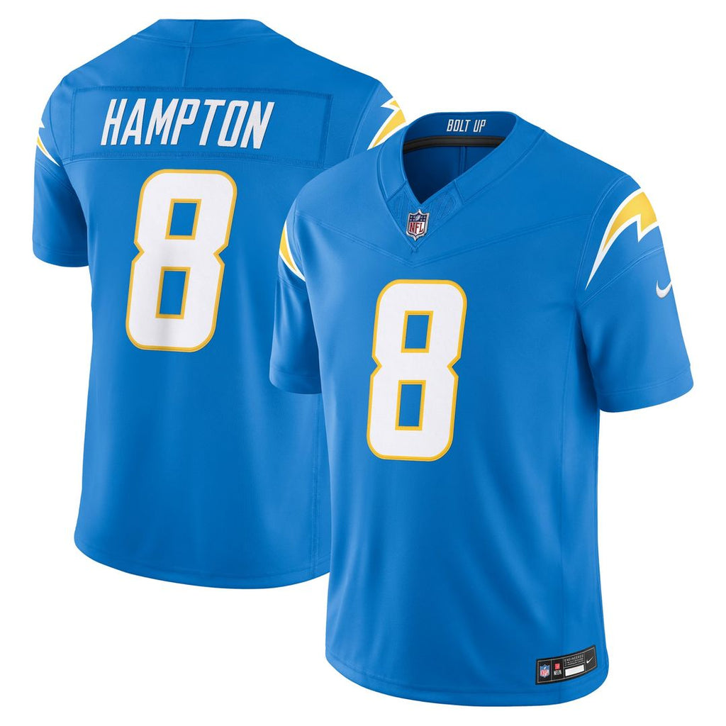 Omarion Hampton Los Angeles Chargers Team Stitched Jersey - Powder Blue