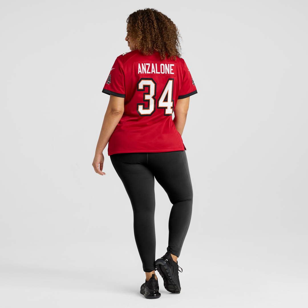 Alex Anzalone Tampa Bay Buccaneers Women's Team Jersey - Red
