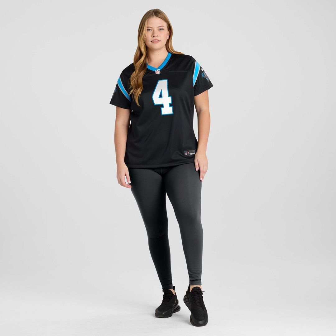 Tetairoa McMillan Carolina Panthers Women's Team Jersey - Black