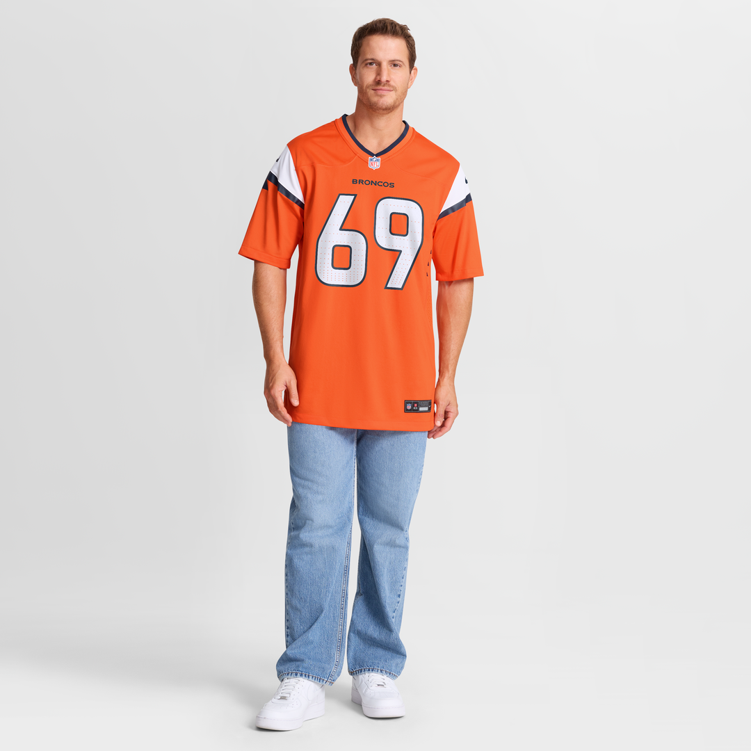 Mike McGlinchey Denver Broncos Team Jersey - Orange