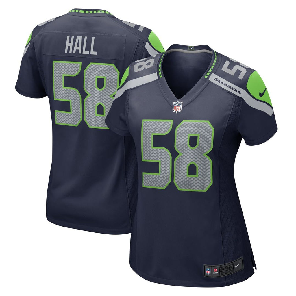 Derick Hall Seattle Seahawks Women's Team Jersey - College College Navy