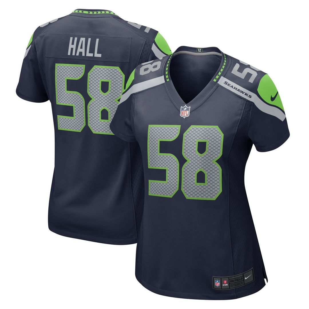 Derick Hall Seattle Seahawks Women's Team Jersey - College College Navy