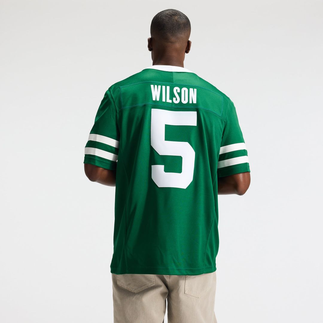 Garrett Wilson New York Jets Team Stitched Jersey - Legacy Green