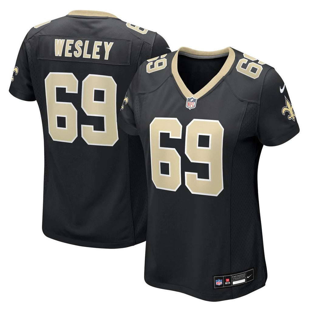Barry Wesley New Orleans Saints Women's Team Jersey - Black