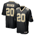 Pete Werner New Orleans Saints Jersey - Black