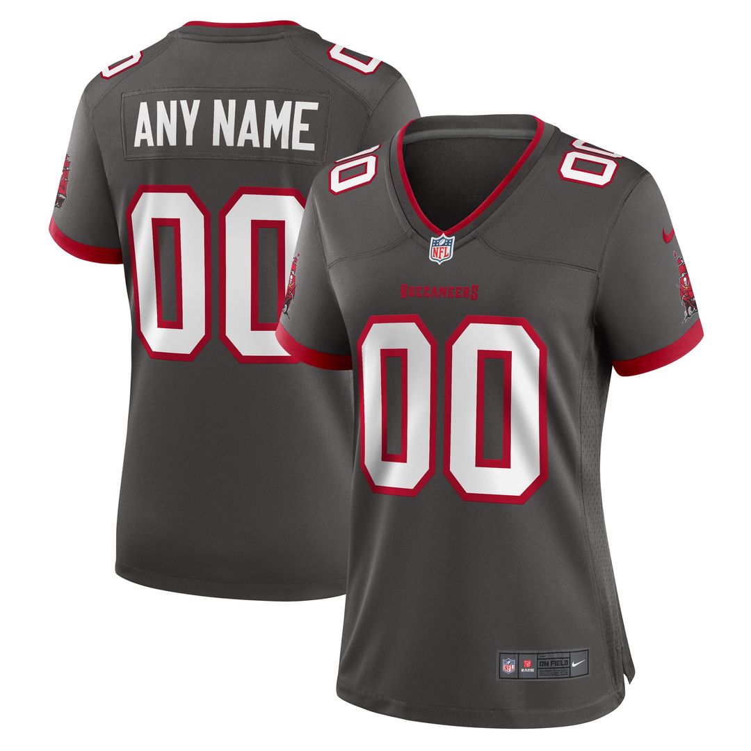 Tampa Bay Buccaneers Women's Custom Jersey - Red