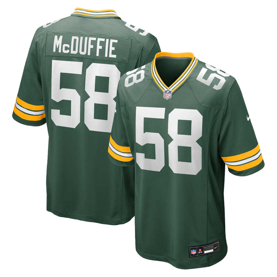 Isaiah McDuffie Green Bay Packers Jersey - Green
