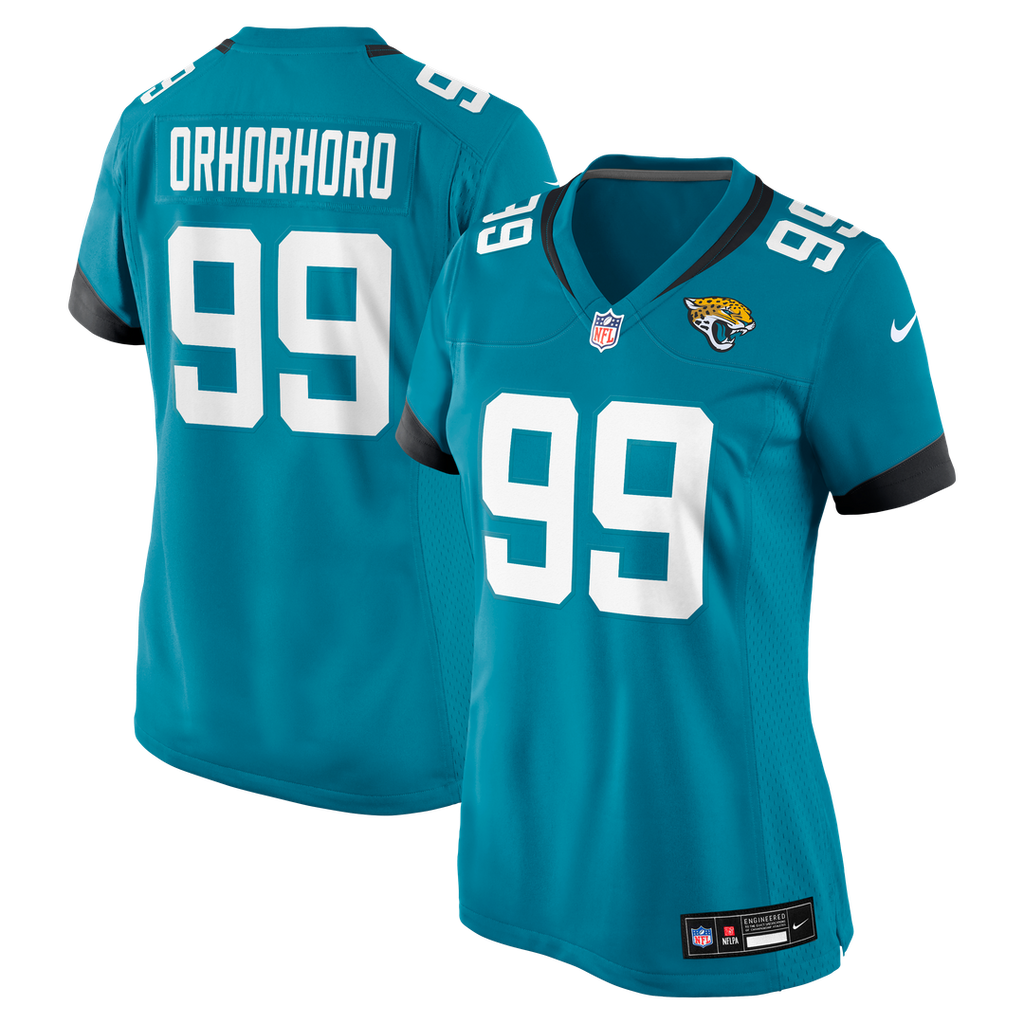 Ruke Orhorhoro Jacksonville Jaguars Women's Team Jersey - Teal