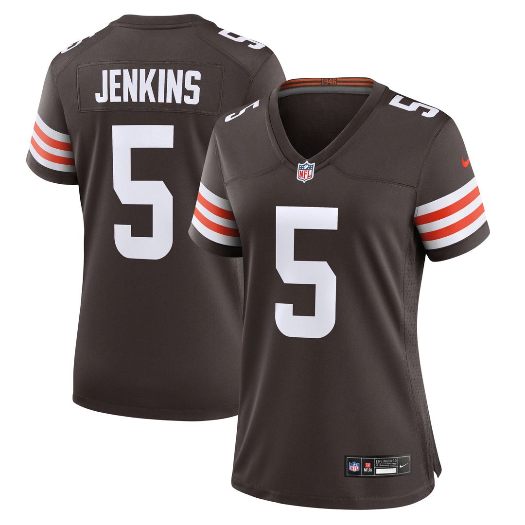 Rayshawn Jenkins Cleveland Browns Women's Team Jersey - Brown