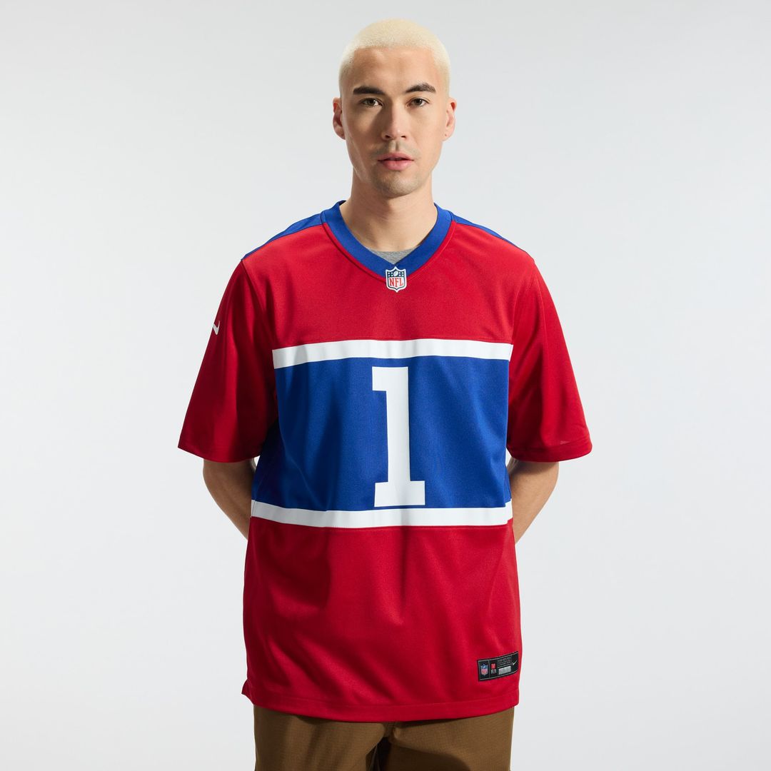 Malik Nabers New York Giants Alternate Jersey - Century Red