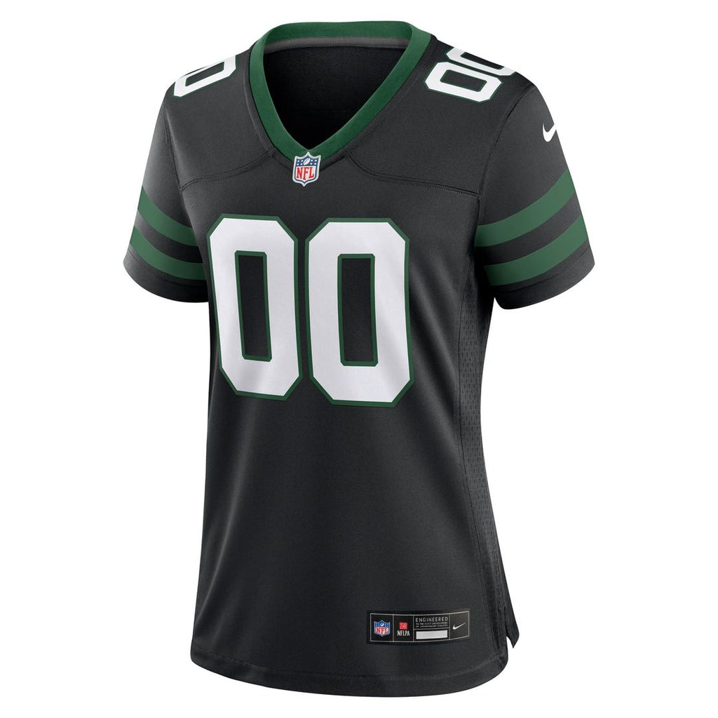 New York Jets Women's Alternate Custom Jersey - Legacy Black