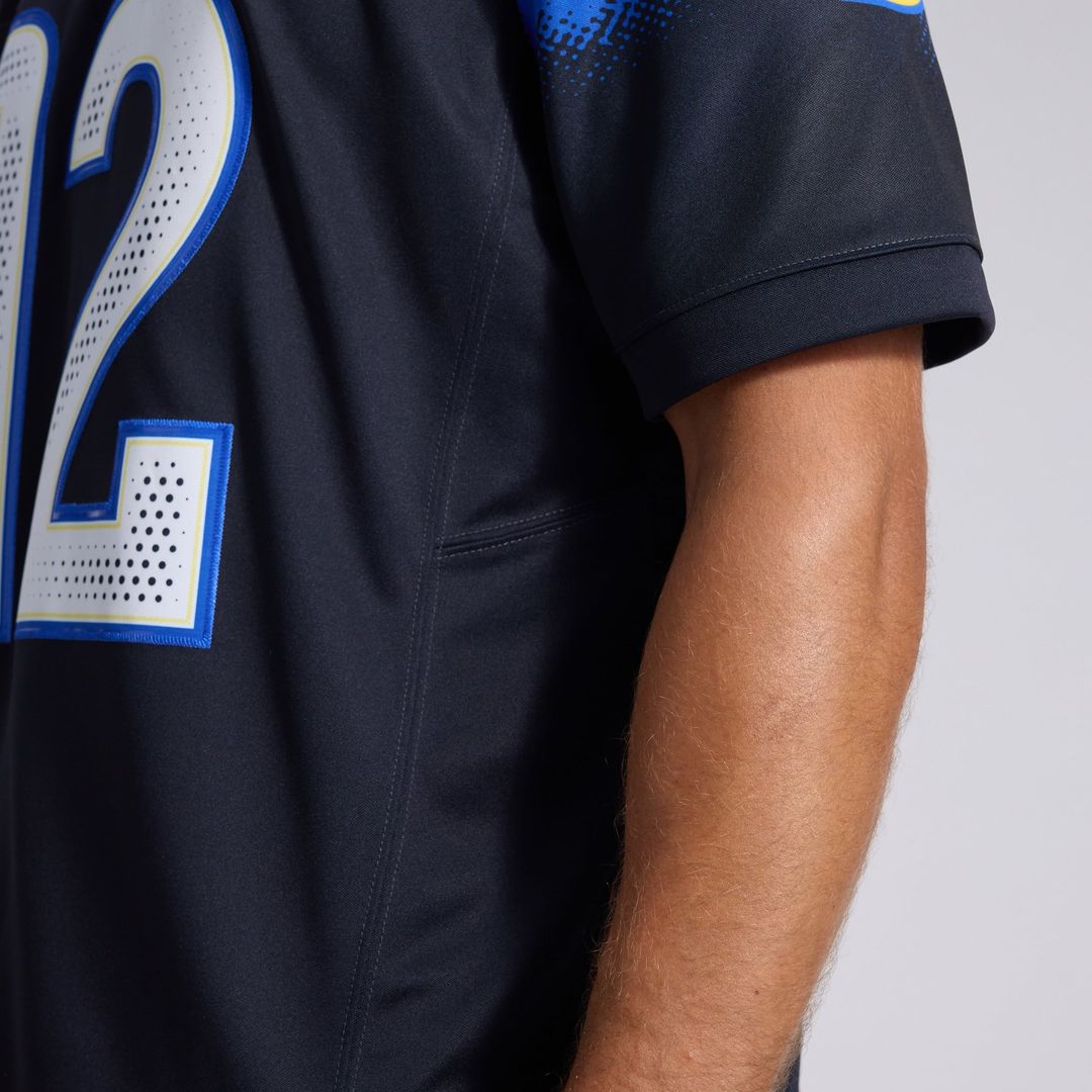 Puka Nacua Los Angeles Rams Rivalries Collection Stitched Jersey - Dark Blue