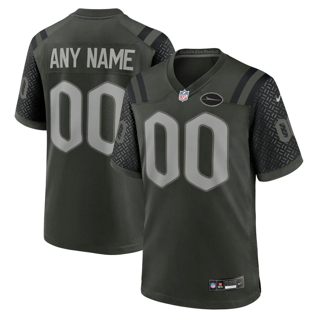 New York Jets Rivalries Collection Custom Jersey - Green