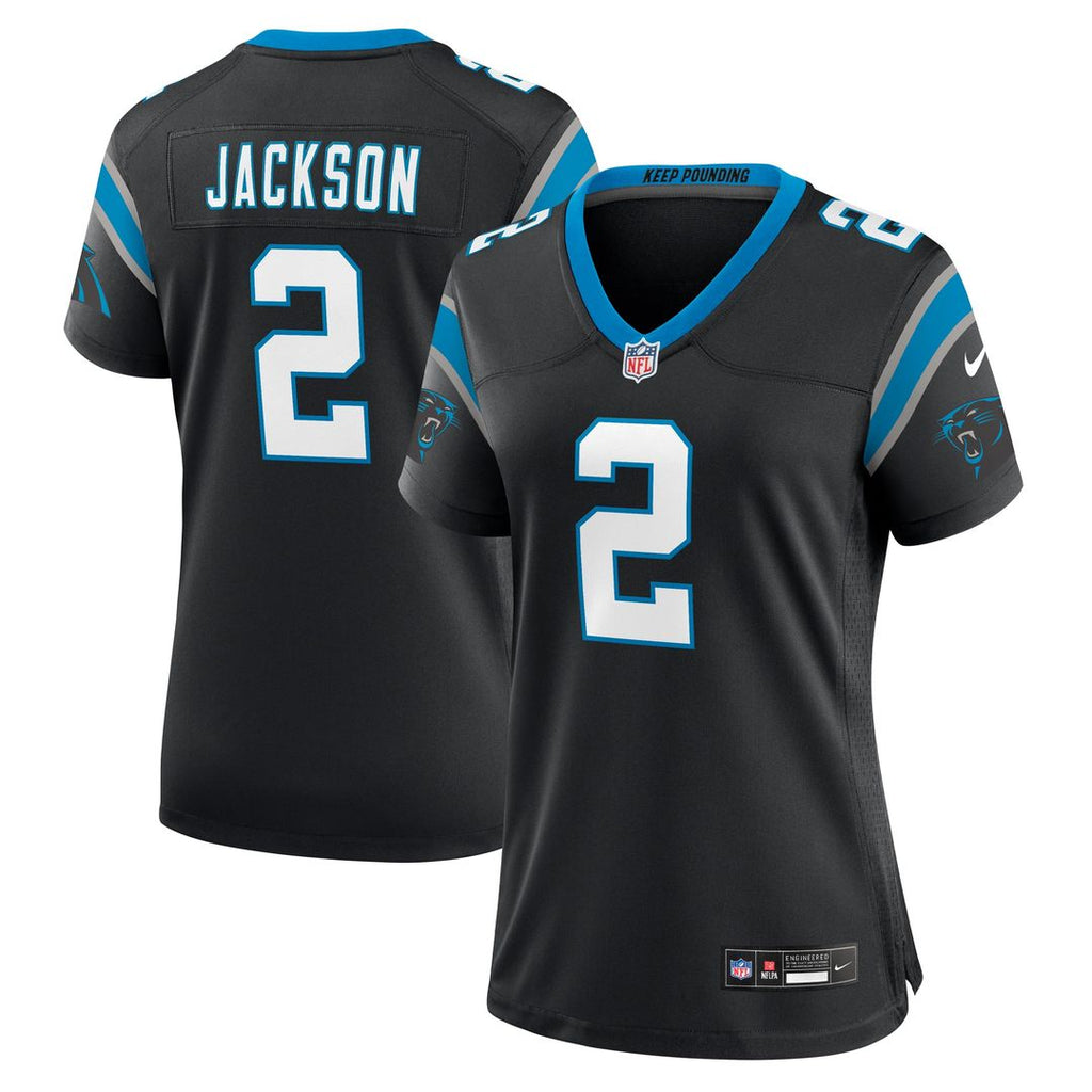 Mike Jackson Carolina Panthers Women's Jersey - Black