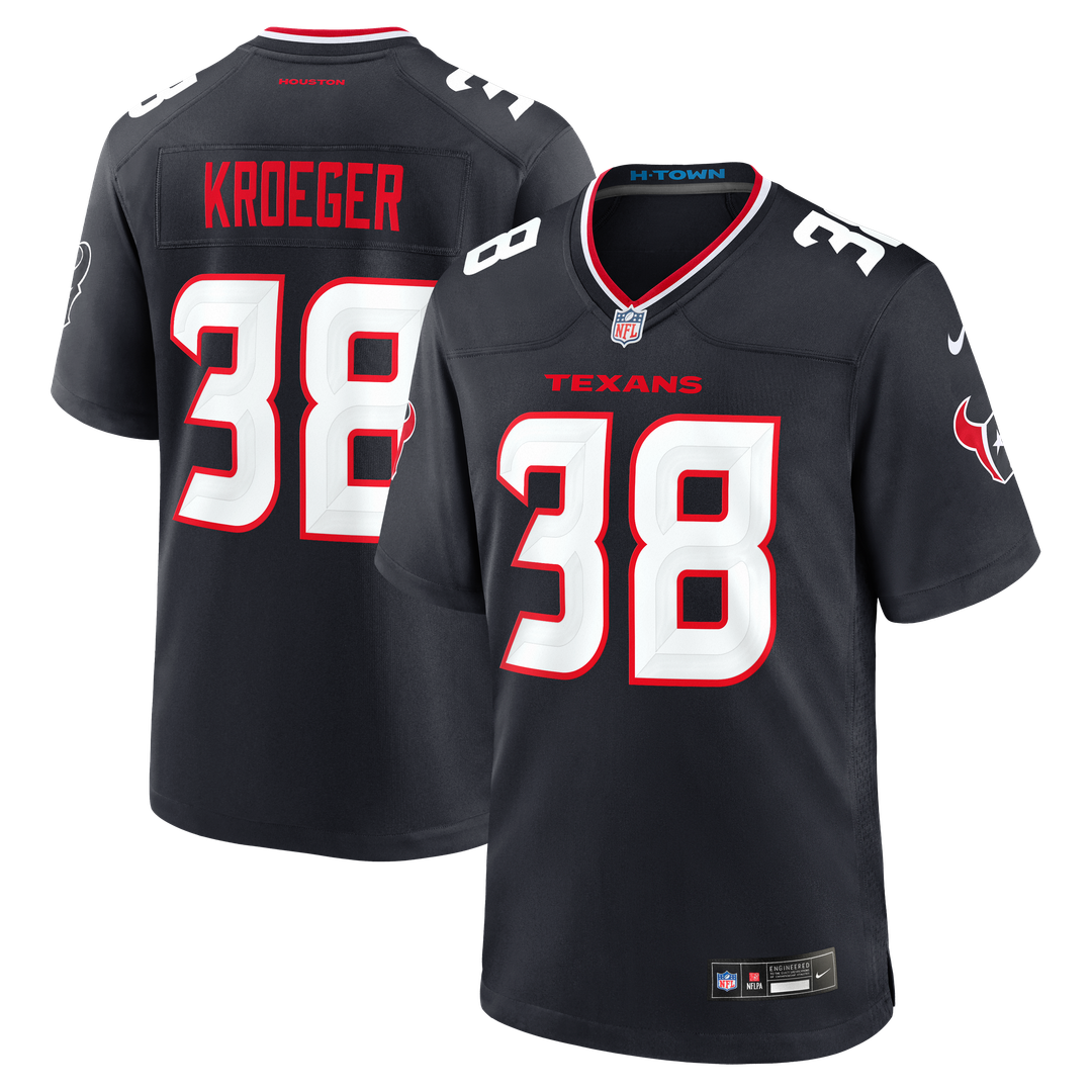 Kai Kroeger Houston Texans Team Jersey - Navy