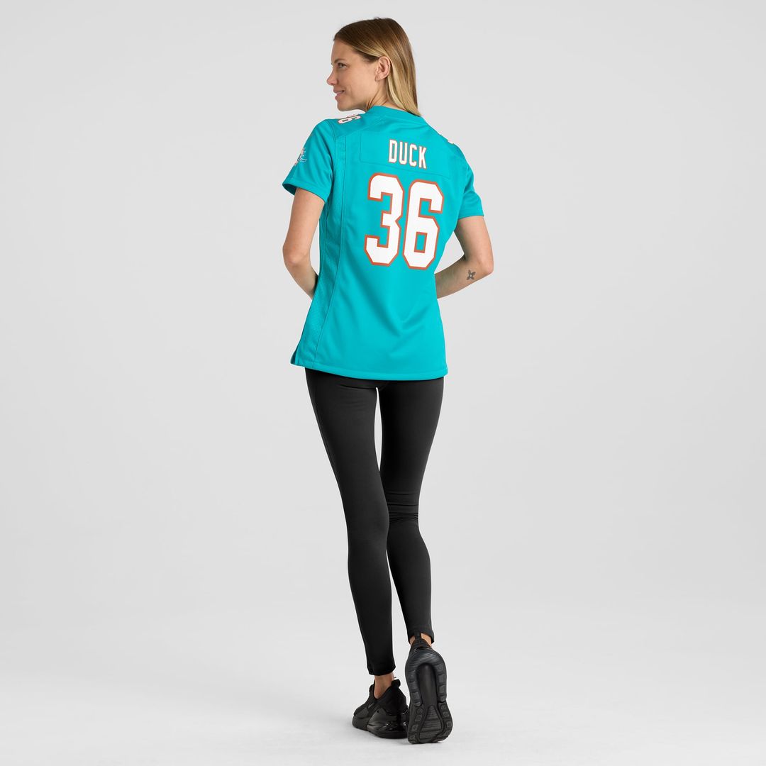 Storm Duck Miami Dolphins Women's Jersey - Aqua