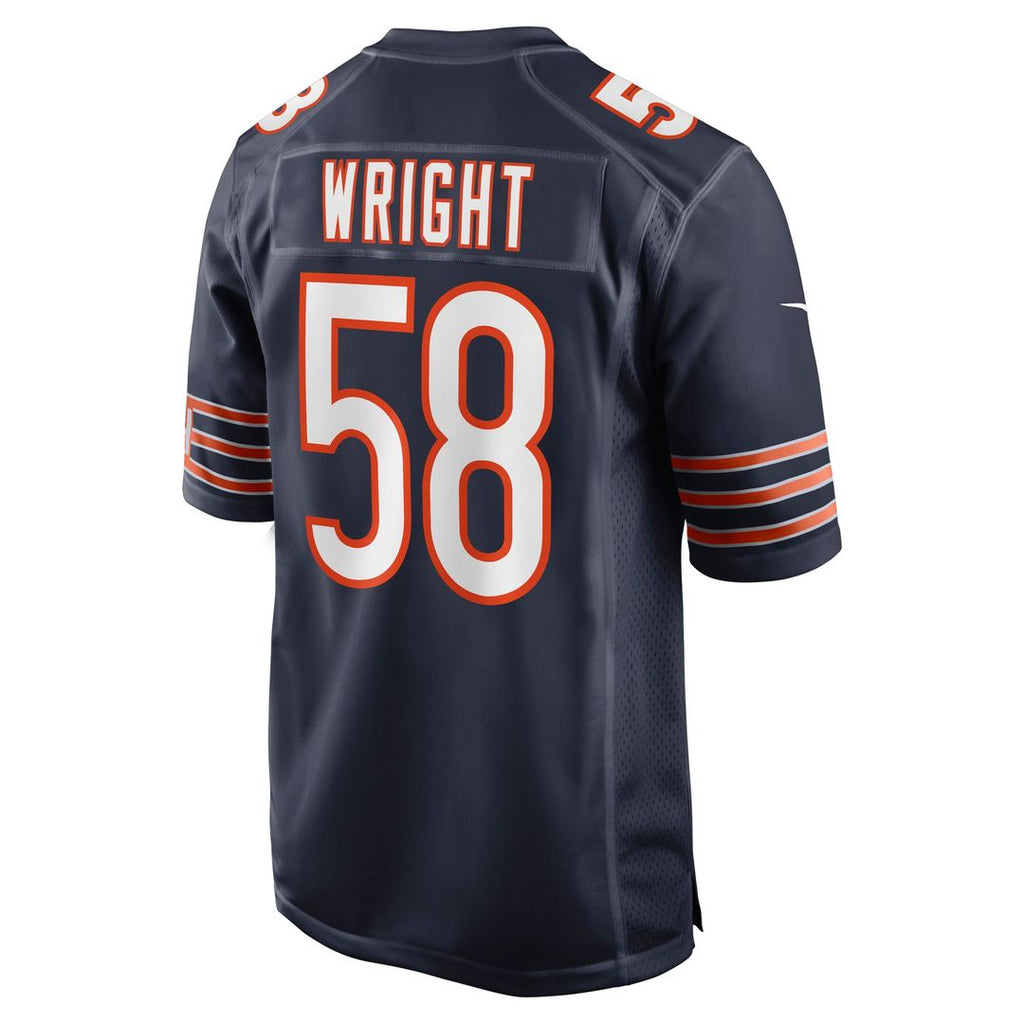 Darnell Wright Chicago Bears Jersey - Navy