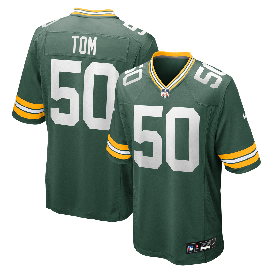 Zach Tom Green Bay Packers Jersey - Green