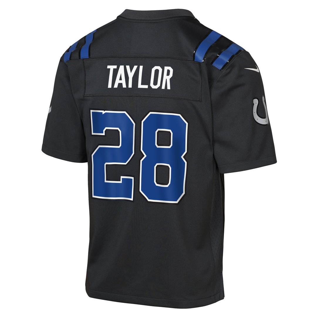 Jonathan Taylor Indianapolis Colts Youth 2026 Rivalries Collection Jersey - Anthracite
